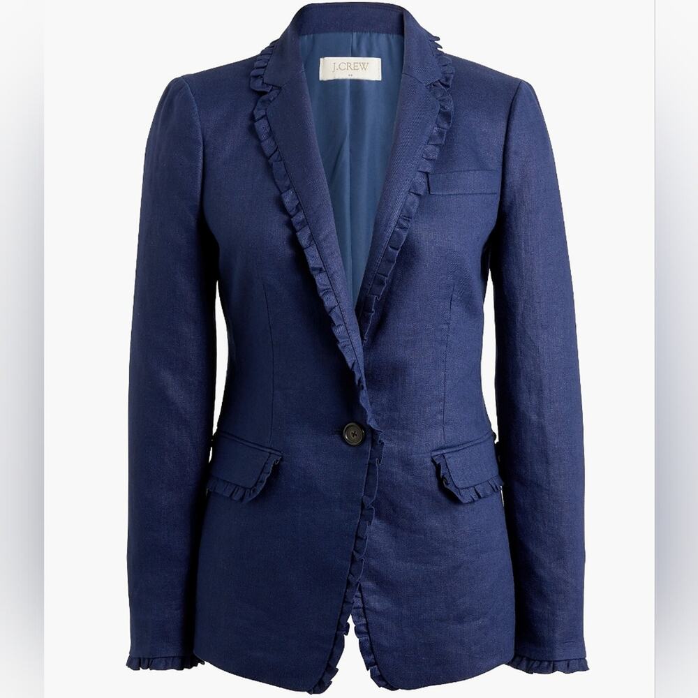 J. Crew Women's Navy Blazer